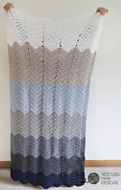 Ombre Ripple Blanket Ombre Ripple Blanket