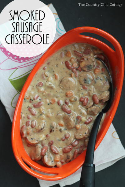 Smoked Sausage Casserole Smoked Sausage Casserole