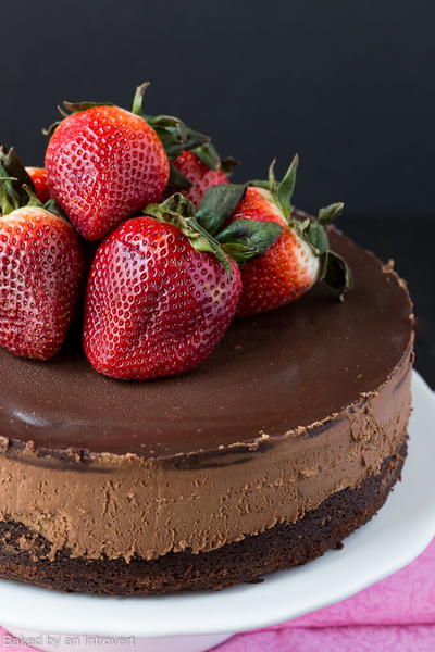 Triple Chocolate Mousse Cake Triple Chocolate Mousse Cake