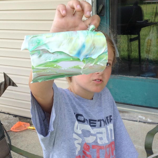 Marbling Paper Using Shaving Cream Marbling Paper Using Shaving Cream