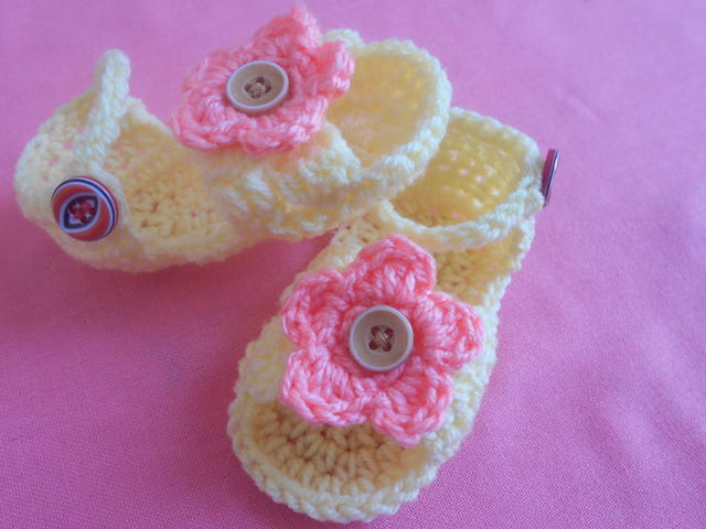 Baby Sandals Crochet Pattern Baby Sandals Crochet Pattern