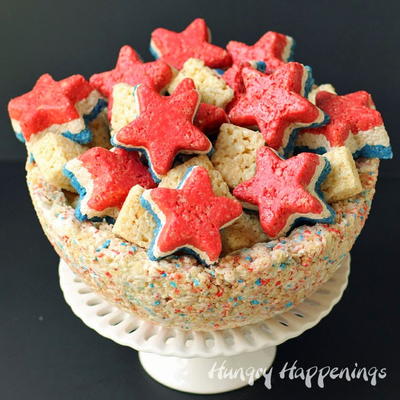 Stars and Stripes Krispie Snacks
