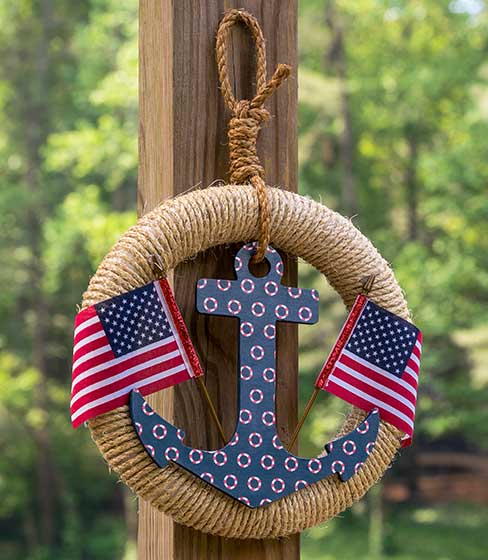 Ahoy America DIY Wreath Ahoy America DIY Wreath