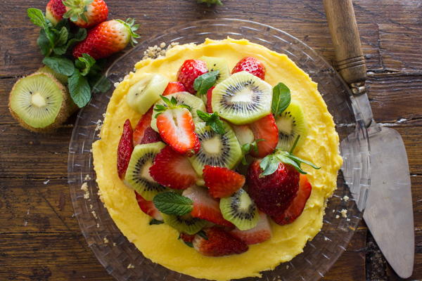 Fresh Fruit Tart with Italian Cream Filling Fresh Fruit Tart with Italian Cream Filling
