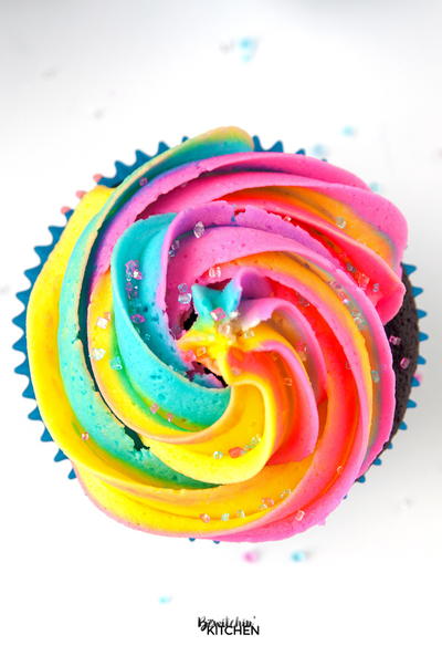 Rainbow Swirl Buttercream Frosting Rainbow Swirl Buttercream Frosting