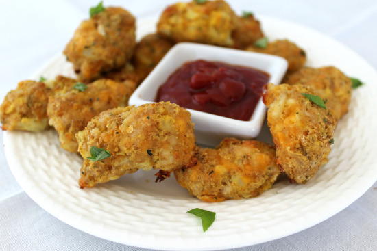 Baked Cauliflower Tots Baked Cauliflower Tots