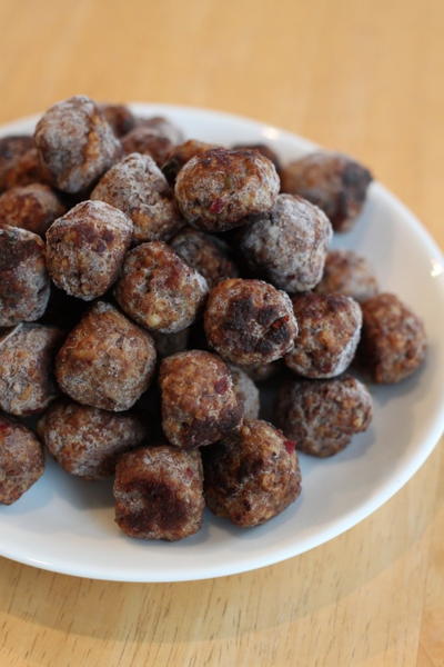 Simple Homemade Frozen Meatballs Simple Homemade Frozen Meatballs