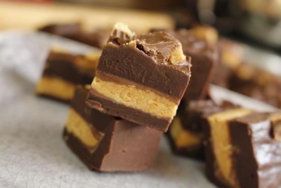 Reeses Peanut Butter Cup Surprise Fudge Reese’s Peanut Butter Cup Surprise Fudge