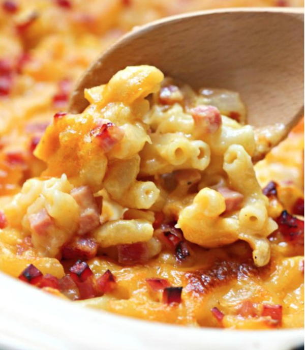Mac and Cheese with Ham Recipe Mac and Cheese with Ham Recipe