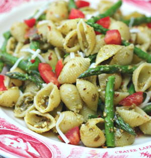 Pesto Pasta With Asparagus Recipe