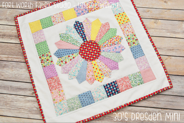 1930s Dresden Plate Mini Quilt 1930s Dresden Plate Mini Quilt