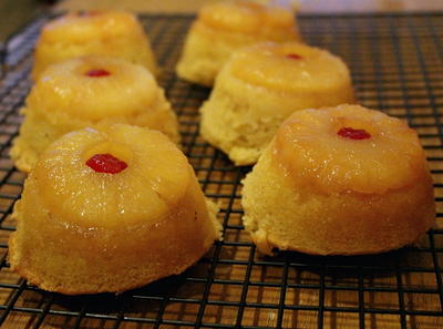 Lightened Up Pineapple Upside Down Cupcakes