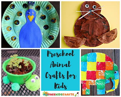 Preschool Animal Crafts for Kids