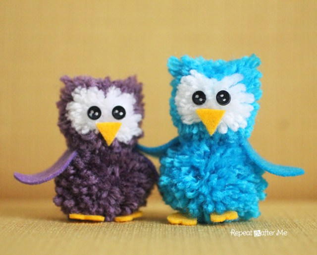 Precious Pom Pom Owls Precious Pom Pom Owls
