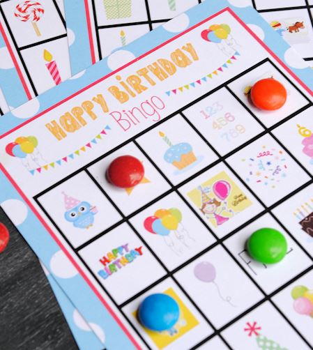 Free Printable Birthday Bingo Cards Free Printable Birthday Bingo Cards