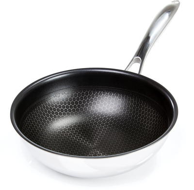 Black Cube Stainless Steel Chef's Pan