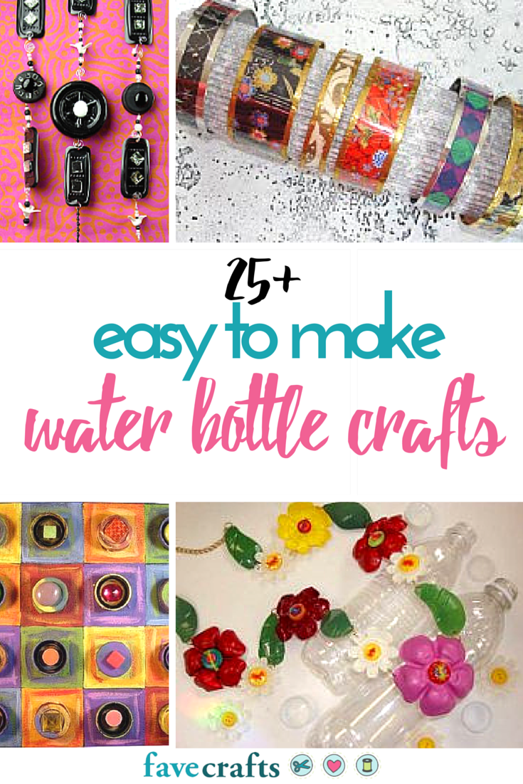 25 Easy To Make Water Bottle Crafts | FaveCraftscom