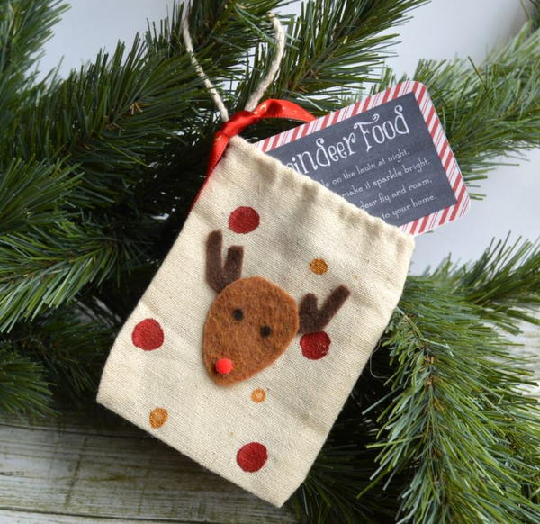 Reindeer Food Christmas Ornament Crafts for Kids Reindeer Food Christmas Ornament Crafts for Kids