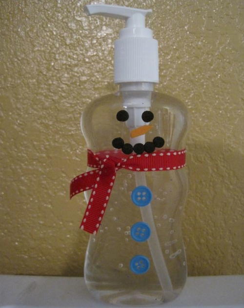 Snowman Hand Sanitizer Snowman Hand Sanitizer