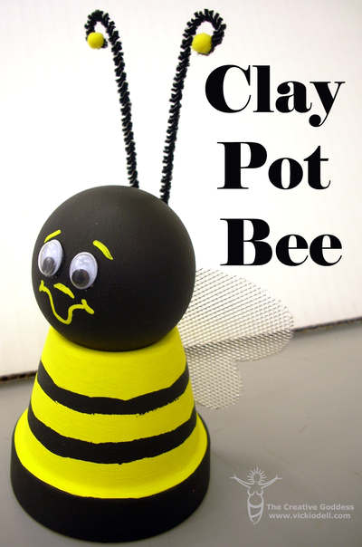 Bee-utiful Clay Pot Craft Bee-utiful Clay Pot Craft