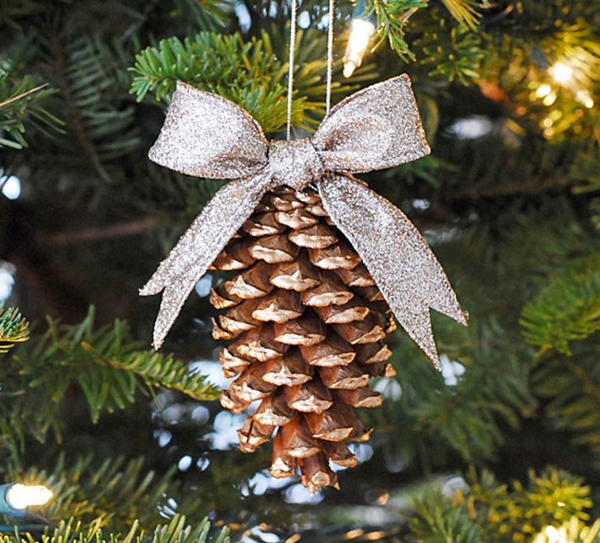 Gold Tipped Pinecone Ornament Gold Tipped Pinecone Ornament