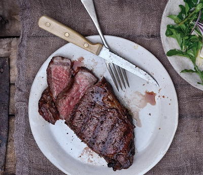 Cherry-Smoked Strip Steak Cherry-Smoked Strip Steak