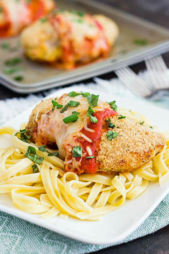 Ciao Bella Baked Chicken Parmesan | FaveSouthernRecipes.com