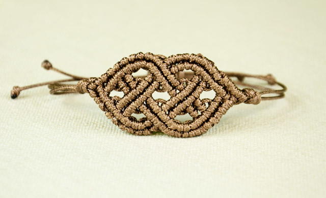 Celtic Knot Macrame Bracelet