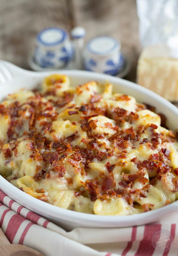Best Ever Bacon Mac and Cheese for Two | AllFreeCasseroleRecipes.com