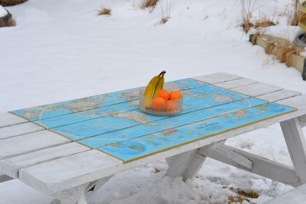 Picnic Table Makeover Picnic Table Makeover