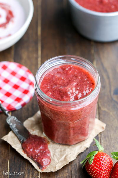 Strawberry Rhubarb Chia Jam Strawberry Rhubarb Chia Jam