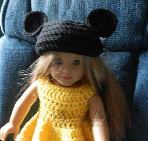 Mickey Mouse Ears for American Girl Doll
