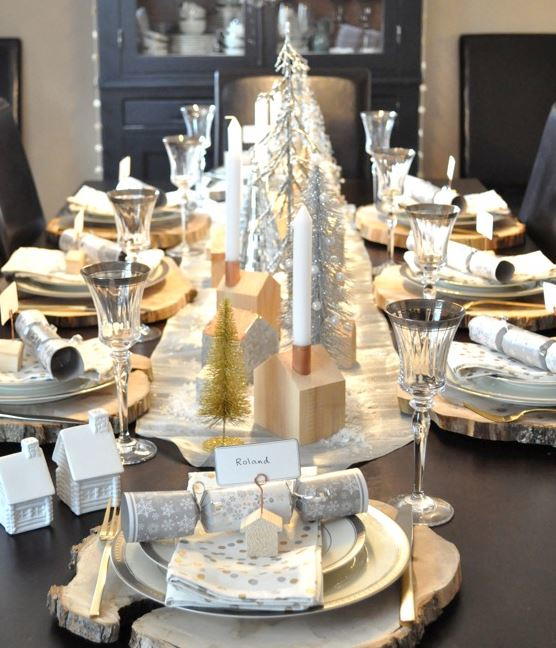 Winter Village Table Setting Ideas