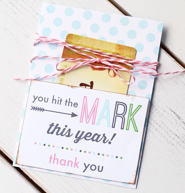 Teacher Gift Card Holder Teacher Gift Card Holder