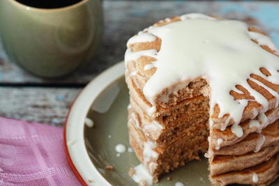 Cinnamon Roll Pancakes