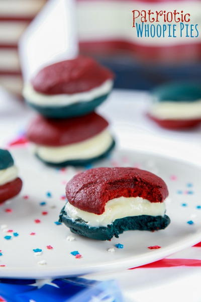 Patriotic Whoopie Pies