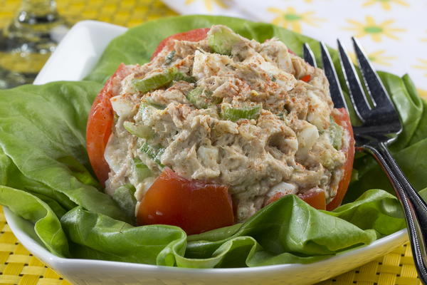 Tuna Filled Tomatoes