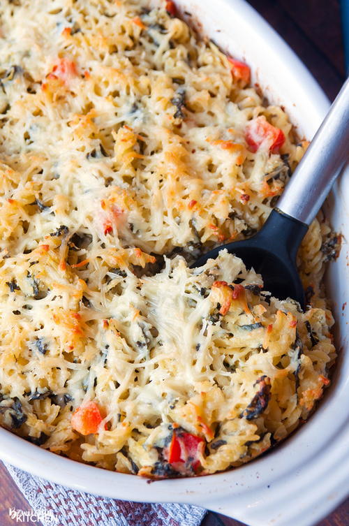 Spinach Artichoke Jalapeno Pasta Bake Spinach Artichoke Jalapeno Pasta Bake