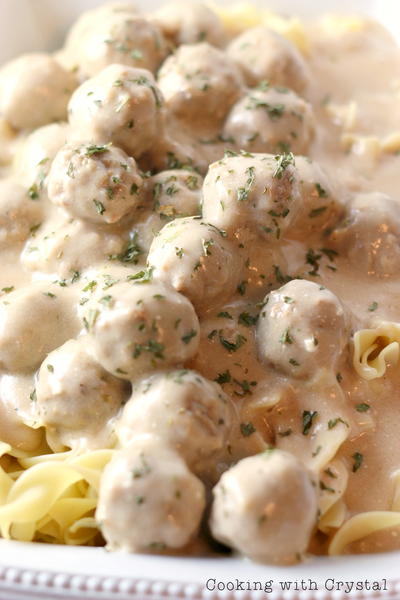 Swedish Meatballs in Cream Sauce Swedish Meatballs in Cream Sauce