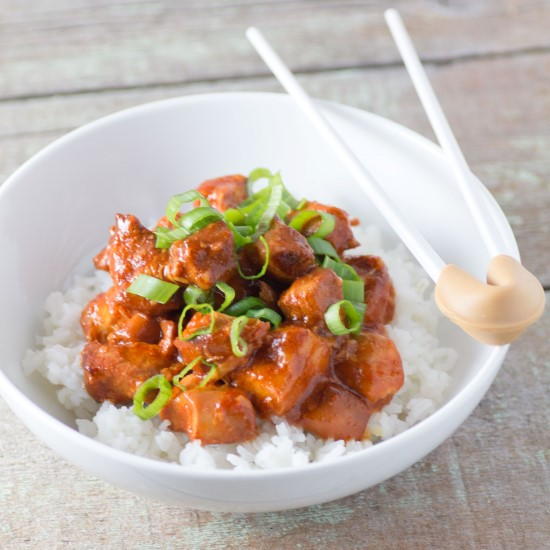 Slow Cooker Honey Sriracha Chicken