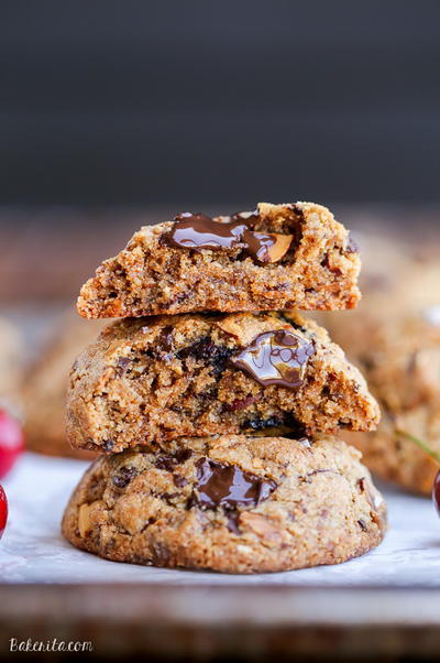 Paleo Cherry Almond Chocolate Chunk Cookies Paleo Cherry Almond Chocolate Chunk Cookies