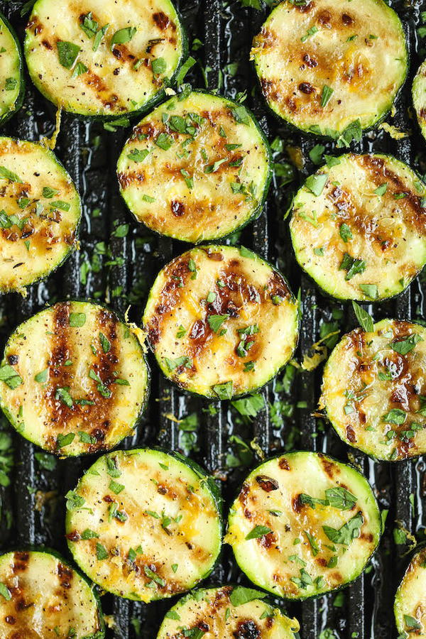 Grilled Lemon Garlic Zucchini Grilled Lemon Garlic Zucchini
