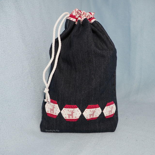 Denim Jeans Drawstring Bag Denim Jeans Drawstring Bag