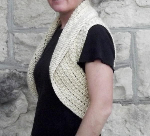 Bead and Lace Circular Vest Bead and Lace Circular Vest