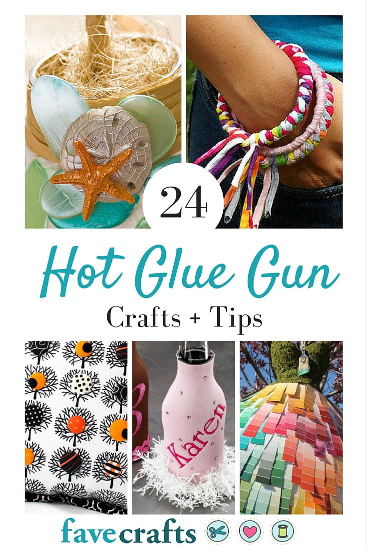 24 Hot Glue Gun Crafts + Tips For Working With Hot Glue | FaveCrafts.com