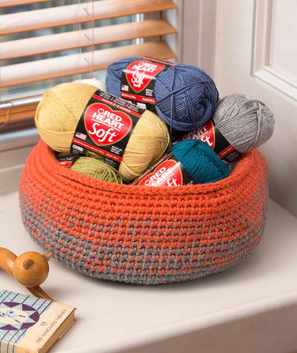 Glowing Embers Crochet Basket Glowing Embers Crochet Basket