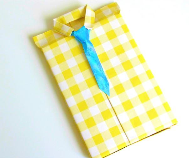 Suit and Tie Father's Day Gift Wrap Suit and Tie Fathers Day Gift Wrap