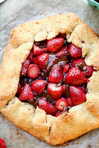 Chocolate Strawberry Galette Chocolate Strawberry Galette