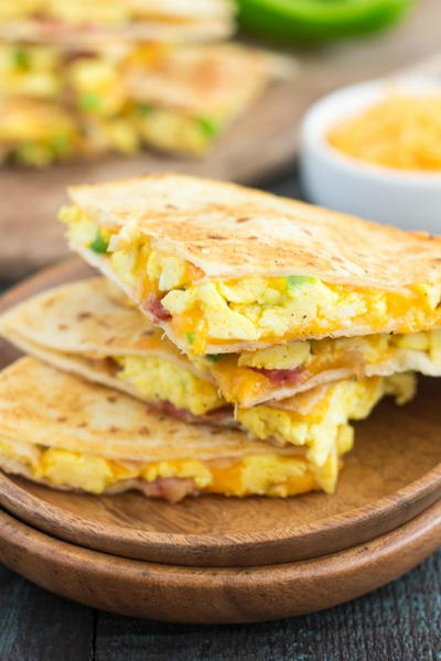 Easy Breakfast Quesadillas Easy Breakfast Quesadillas