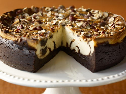 Marbled Hazelnut Brownie Cheesecake For A Crowd Cookstr Com